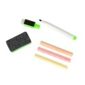 Tablica magnetyczna kredowa wielofunkcyjna ogród + kredka marker gąbka Tablica magnetyczna kredowa wielofunkcyjna ogród + kredka marker gąbka