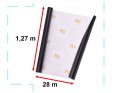 Folia rolka carbon 3D czarna 1,27x28m Folia rolka carbon 3D czarna 1,27x28m