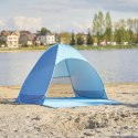 Namiot plażowy ogrodowy samorozkładający niebieski Namiot plażowy ogrodowy samorozkładający niebieski
