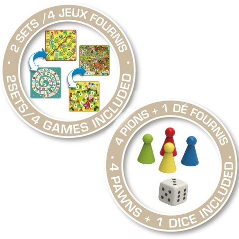 SMOBY Gry Planszowe do Domku Ogrodowego SMOBY Gry Planszowe do Domku Ogrodowego