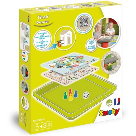 SMOBY Gry Planszowe do Domku Ogrodowego SMOBY Gry Planszowe do Domku Ogrodowego