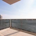 Osłona balkonowa LUARO mata maskująca siatka cieniująca na balkon taras 150g/m2 105x700cm UV + Trytytki Osłona balkonowa LUARO mata maskująca siatka cieniująca na balkon taras 150g/m2 105x700cm UV + Trytytki