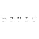 Okulary przeciwsłoneczne GLAM ROCK FASHION Niebieskie Transparentne OK21WZ15 Okulary przeciwsłoneczne GLAM ROCK FASHION Niebieskie Transparentne OK21WZ15
