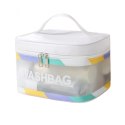 Kosmetyczka rozkładana WASHBAG kuferek krem KS75 Kosmetyczka rozkładana WASHBAG kuferek krem KS75