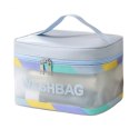 Kosmetyczka rozkładana WASHBAG kuferek niebieska KS73 Kosmetyczka rozkładana WASHBAG kuferek niebieska KS73