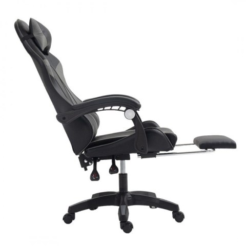 Fotel gamingowy obrotowy z podnóżkiem EC GAMING masażer KO24SZ Fotel gamingowy obrotowy z podnóżkiem EC GAMING masażer KO24SZ