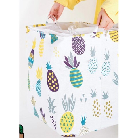 Pojemnik na zabawki kosz, worek na pranie ze ściągaczem 50x40x50 cm OR52WZ9 Pojemnik na zabawki kosz, worek na pranie ze ściągaczem 50x40x50 cm OR52WZ9