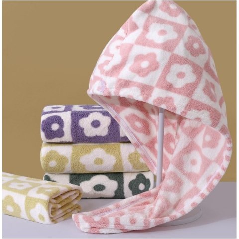 Ręcznik kapturek na włosy szybkoschnący 65x25cm REC56WZ1 Ręcznik kapturek na włosy szybkoschnący 65x25cm REC56WZ1