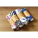 Ręcznik plażowy okrągły BOHO kwiaty i liście REC35WZ54 Ręcznik plażowy okrągły BOHO kwiaty i liście REC35WZ54