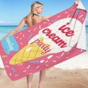 Ręcznik plażowy prostokątny ICE CREAM PARTY 150x70 REC54WZ3 Ręcznik plażowy prostokątny ICE CREAM PARTY 150x70 REC54WZ3