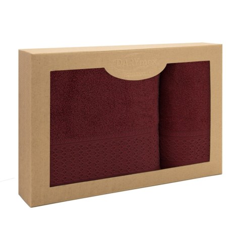 Ręcznik D Bawełna 100% Solano Bordo (P) 50x90+70x140 kpl. Ręcznik D Bawełna 100% Solano Bordo (P) 50x90+70x140 kpl.