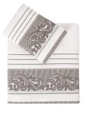 Ręcznik bawełniany frotte MERVAN/3735/cream 50x90+70x140 kpl. Ręcznik bawełniany frotte MERVAN/3735/cream 50x90+70x140 kpl.