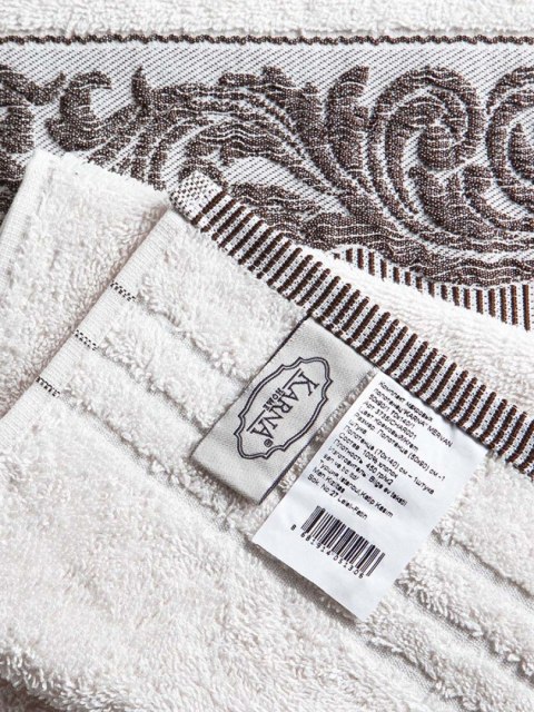 Ręcznik bawełniany frotte MERVAN/3735/cream 50x90+70x140 kpl. Ręcznik bawełniany frotte MERVAN/3735/cream 50x90+70x140 kpl.