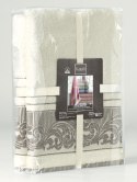 Ręcznik bawełniany frotte MERVAN/3735/cream 50x90+70x140 kpl. Ręcznik bawełniany frotte MERVAN/3735/cream 50x90+70x140 kpl.