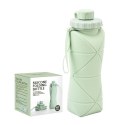 BUTELKA NA WODĘ BIDON mały składany silikonowy 600ml BD11ZIE BUTELKA NA WODĘ BIDON mały składany silikonowy 600ml BD11ZIE
