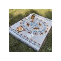 Koc BOHO pleciony, narzuta dwustronny frędzle 130x180cm KOC15WZ3 Koc BOHO pleciony, narzuta dwustronny frędzle 130x180cm KOC15WZ3