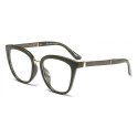 OKULARY "ZERÓWKI" RETRO GLITER SZARE OK129WZ7 OKULARY "ZERÓWKI" RETRO GLITER SZARE OK129WZ7
