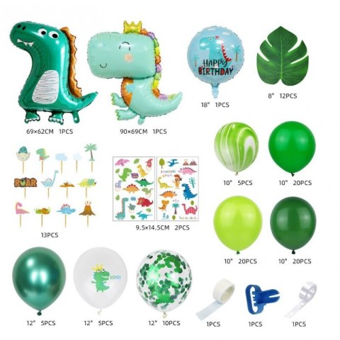 Zestaw Balonów 115szt BLN08 Zestaw Balonów 115szt BLN08