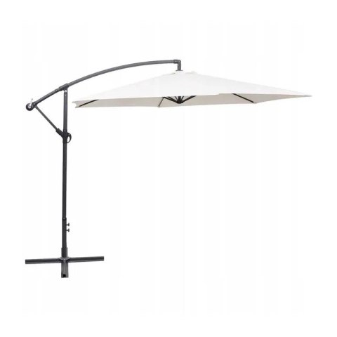 Parasol ogrodowy z wysięgnikiem Biały OGP03 Parasol ogrodowy z wysięgnikiem Biały OGP03