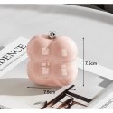 Kuferek etui organzier przenośna szkatułka na biżuterię kremowa PD156R Kuferek etui organzier przenośna szkatułka na biżuterię kremowa PD156R