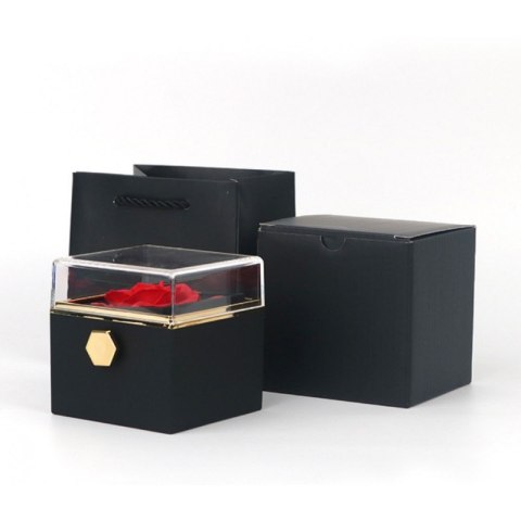Pudełeczko Walentynkowe Rose Treasure Box na biżuterię mydlana Wieczna Róża Obrotowe PDOZ26CZ Pudełeczko Walentynkowe Rose Treasure Box na biżuterię mydlana Wieczna Róża Obrotowe PDOZ26CZ