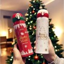 KUBEK TERMICZNY, BIDON 500ML TERMOS ŚWIĄTECZNY ZIMOWY biały BD39B KUBEK TERMICZNY, BIDON 500ML TERMOS ŚWIĄTECZNY ZIMOWY biały BD39B