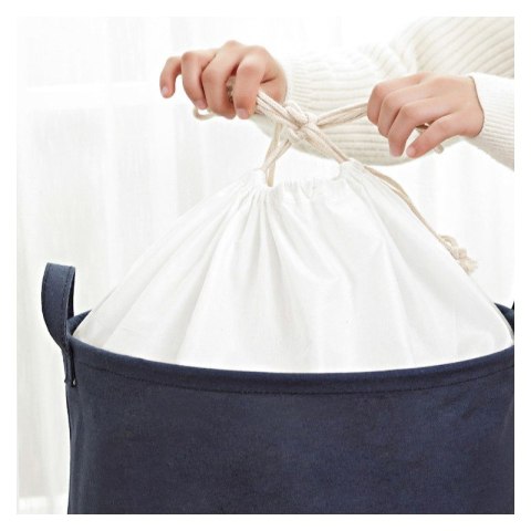 Organizer, pojemnik na zabawki, kosz na pranie 40 x 50 cm czarny OR111CZ Organizer, pojemnik na zabawki, kosz na pranie 40 x 50 cm czarny OR111CZ