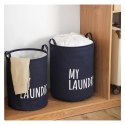 Organizer, pojemnik na zabawki, kosz na pranie 40 x 50 cm czarny OR111CZ Organizer, pojemnik na zabawki, kosz na pranie 40 x 50 cm czarny OR111CZ