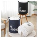 Organizer, pojemnik na zabawki, kosz na pranie 40 x 50 cm czarny OR111CZ Organizer, pojemnik na zabawki, kosz na pranie 40 x 50 cm czarny OR111CZ