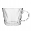 Filiżanka szklanka ryflowana duża 400 ml 1szt SZK156 Filiżanka szklanka ryflowana duża 400 ml 1szt SZK156