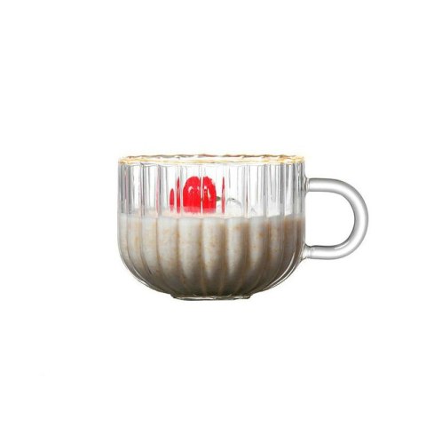 Filiżanka z falowanymi ściankami Ryflowana z uchem 450 ml 1szt SZK83 Filiżanka z falowanymi ściankami Ryflowana z uchem 450 ml 1szt SZK83