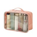 Kosmetyczka organizer na kosmetyki różowa 26x20x11cm KS105WZ2 Kosmetyczka organizer na kosmetyki różowa 26x20x11cm KS105WZ2