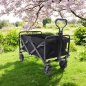 Wózek transportowy składany, metalowy, przyczepka ogrodowa 72x47x68-87cm AR07CZ Wózek transportowy składany, metalowy, przyczepka ogrodowa 72x47x68-87cm AR07CZ