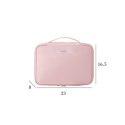 Kosmetyczka rozkładana elegancka kuferek etui pudrowy róż KS87 Kosmetyczka rozkładana elegancka kuferek etui pudrowy róż KS87