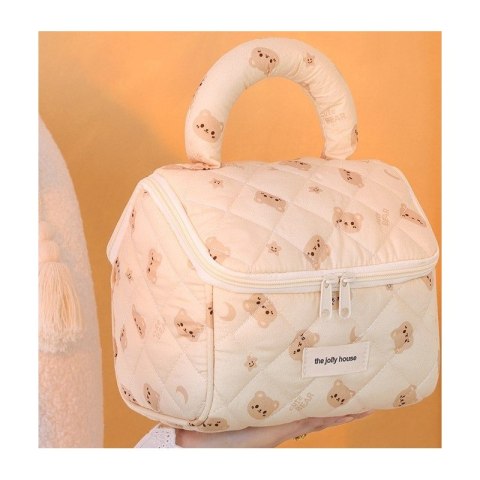 Kosmetyczka rozkładana elegancka kuferek pikowana BEAR KS131K Kosmetyczka rozkładana elegancka kuferek pikowana BEAR KS131K