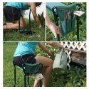 Składany taboret, krzesło, klęcznik ogrodowy 3w1 z kieszonkami 60 x 49 x 25 cm KRT04 Składany taboret, krzesło, klęcznik ogrodowy 3w1 z kieszonkami 60 x 49 x 25 cm KRT04