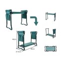 Składany taboret, krzesło, klęcznik ogrodowy 3w1 z kieszonkami 60 x 49 x 25 cm KRT04 Składany taboret, krzesło, klęcznik ogrodowy 3w1 z kieszonkami 60 x 49 x 25 cm KRT04