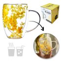 Szklanka termiczna z kwiatami w środku, hortensje 300 ml 1szt SZK153 Szklanka termiczna z kwiatami w środku, hortensje 300 ml 1szt SZK153