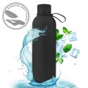 Bidon, butelka termiczna 500ML, stal nierdzewna z powłoką SOFT TOUCH czarny BD46CZ Bidon, butelka termiczna 500ML, stal nierdzewna z powłoką SOFT TOUCH czarny BD46CZ