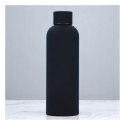 Bidon, butelka termiczna 500ML, stal nierdzewna z powłoką SOFT TOUCH czarny BD46CZ Bidon, butelka termiczna 500ML, stal nierdzewna z powłoką SOFT TOUCH czarny BD46CZ