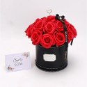 Flower box, bukiet zapachowych kwiatów mydlanych w pudełku 21szt. BUK08CZE Flower box, bukiet zapachowych kwiatów mydlanych w pudełku 21szt. BUK08CZE