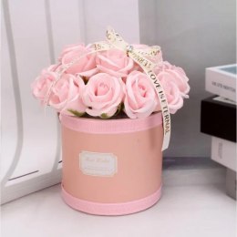 Flower box, bukiet zapachowych kwiatów mydlanych w pudełku 21szt. BUK08R
