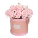 Flower box, bukiet zapachowych kwiatów mydlanych w pudełku 21szt. BUK08R Flower box, bukiet zapachowych kwiatów mydlanych w pudełku 21szt. BUK08R