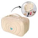 Kosmetyczka damska pikowana kuferek z rączką 24 x 9 x 15 cm KS132K Kosmetyczka damska pikowana kuferek z rączką 24 x 9 x 15 cm KS132K