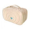 Kosmetyczka damska pikowana kuferek z rączką 24 x 9 x 15 cm KS132K Kosmetyczka damska pikowana kuferek z rączką 24 x 9 x 15 cm KS132K