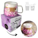 Szklanka termiczna z hortensją w środku fiolet 180 ml 1szt SZK172 Szklanka termiczna z hortensją w środku fiolet 180 ml 1szt SZK172