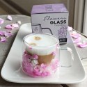 Szklanka termiczna z hortensją w środku fiolet 180 ml 1szt SZK172 Szklanka termiczna z hortensją w środku fiolet 180 ml 1szt SZK172