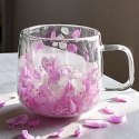 Szklanka termiczna z hortensją w środku fiolet 180 ml 1szt SZK172 Szklanka termiczna z hortensją w środku fiolet 180 ml 1szt SZK172