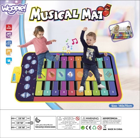 WOOPIE Interaktywna Mata Muzyczna do Tańczenia XXL WOOPIE Interaktywna Mata Muzyczna do Tańczenia XXL
