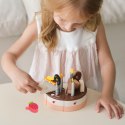 CLASSIC WORLD Drewniany Tort Urodzinowy do Krojenia 19el. CLASSIC WORLD Drewniany Tort Urodzinowy do Krojenia 19el.